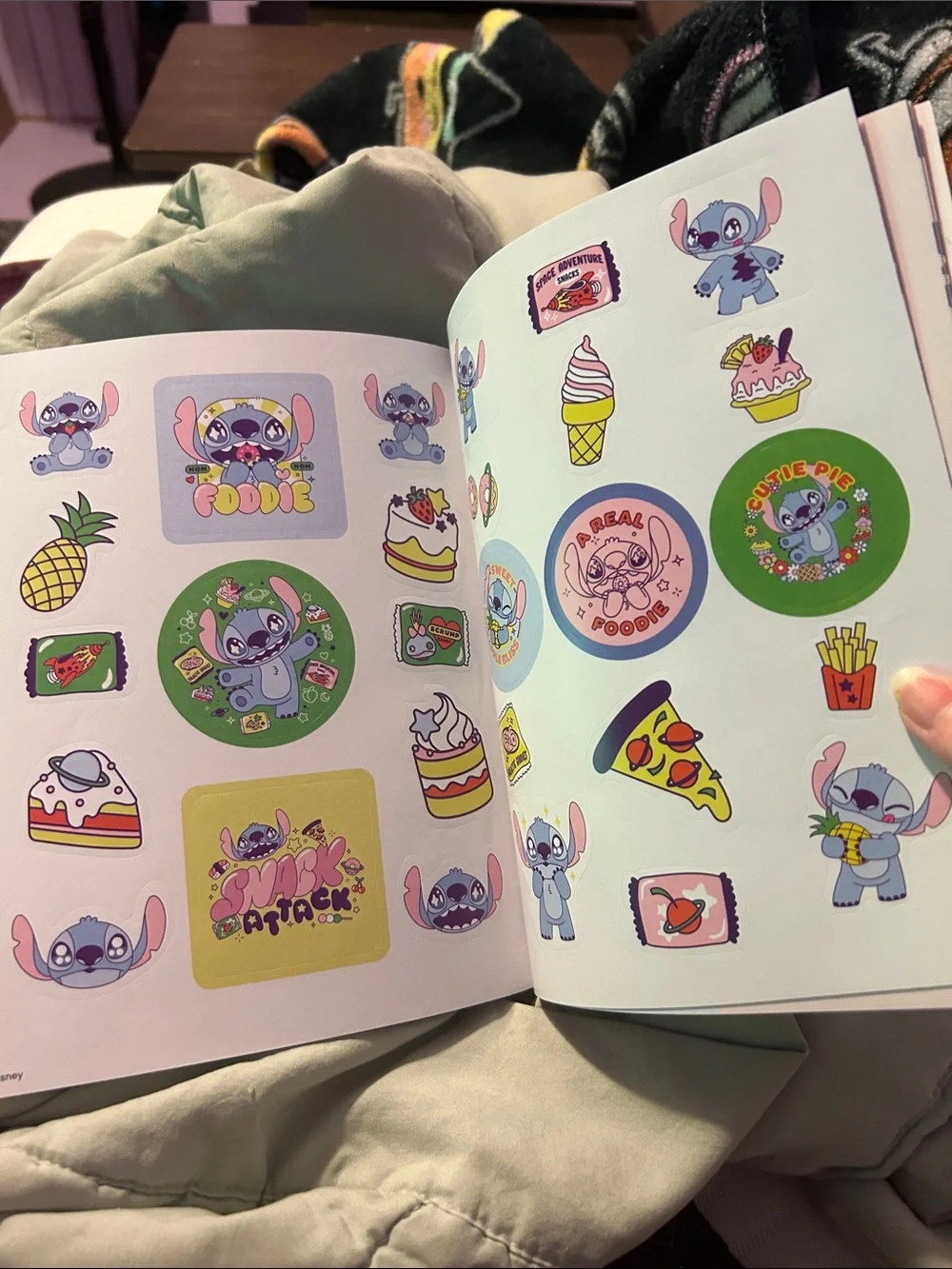 Disney Stitch Stickers - Blue, Yellow, Orange